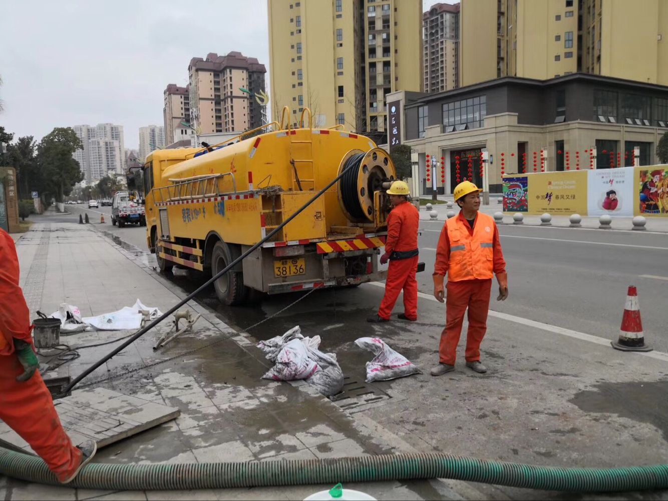 武穴排污管道清淤-管道清洗